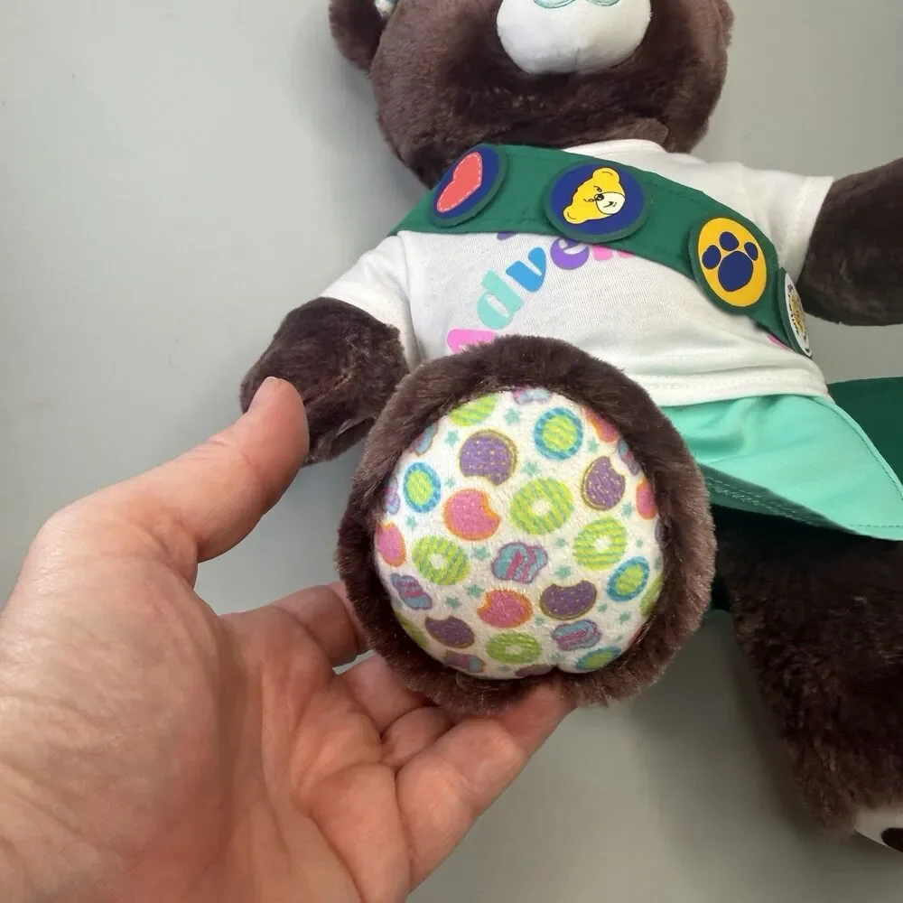 Build A Bear Girl Scout Brownie Thin Mint Sash Skort 2024 Plush EUC